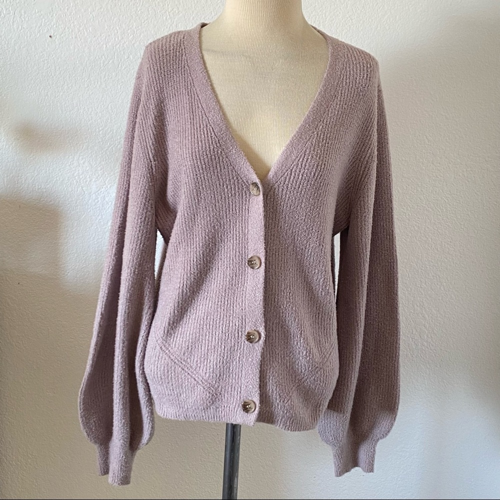 NWT Joie Blush Pink Soft Button Down Cardigan Sweater